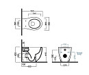 Унитаз напольный безободковый HATRIA LE FIABE Y1E701